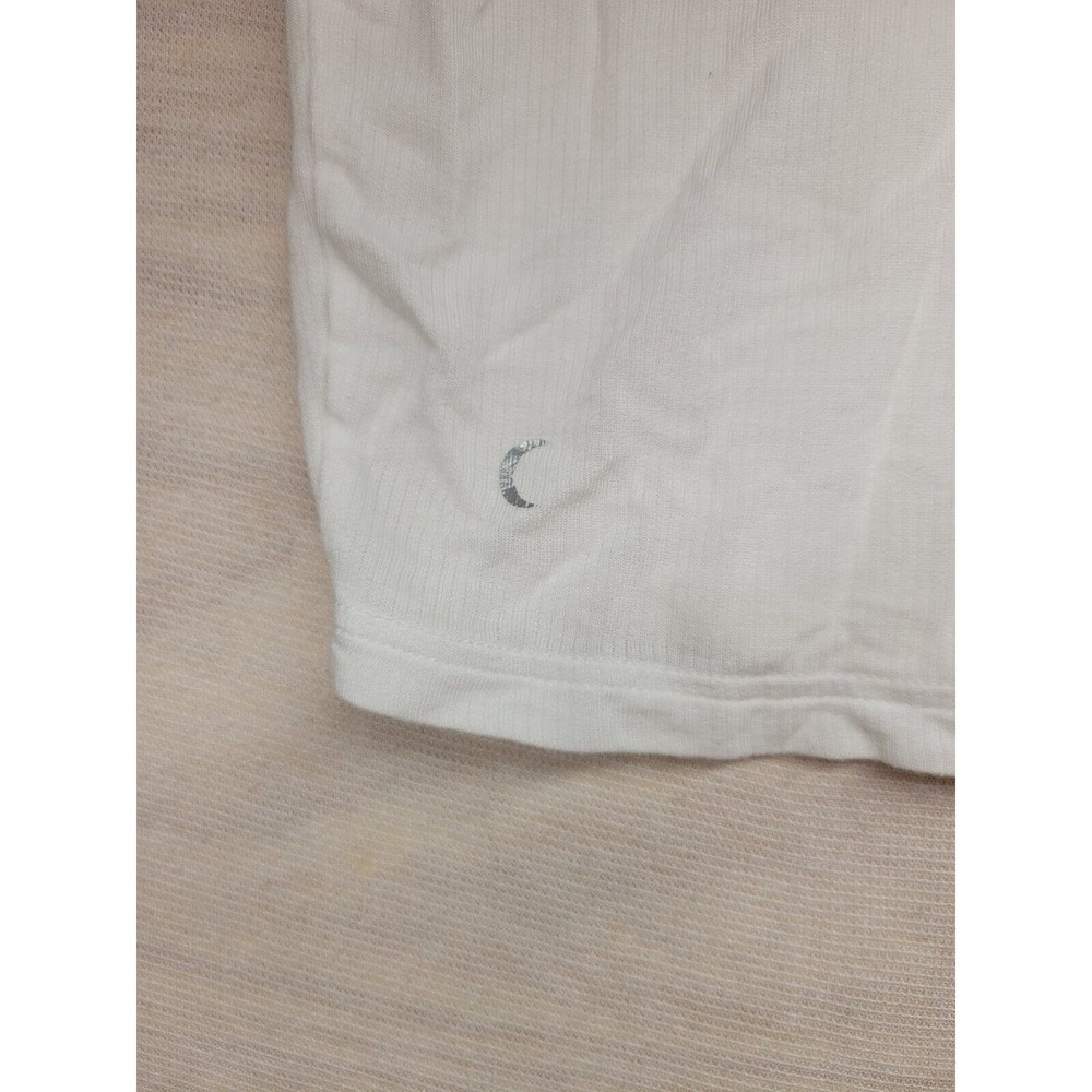 Zyia Active Women's Size Small Cropped Hoodie Sleeveless White Lightweight - Picture 7 of 8